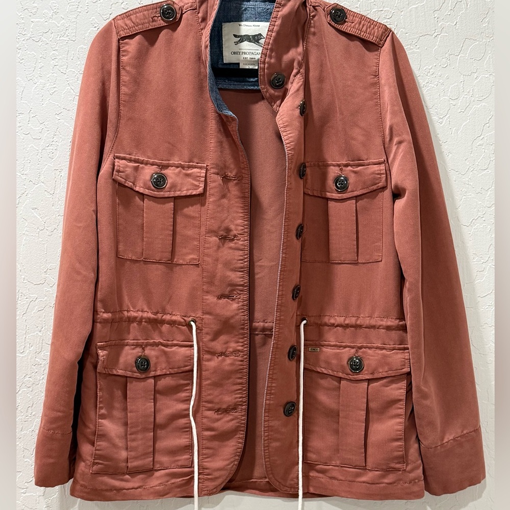 OBEY Propaganda Brown Utility Jacket